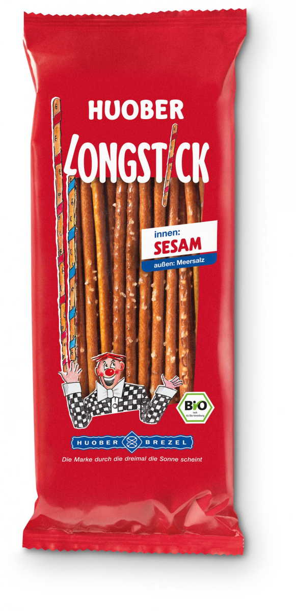 Huober Brezel Longsticks Sesam, 150 gr Packung