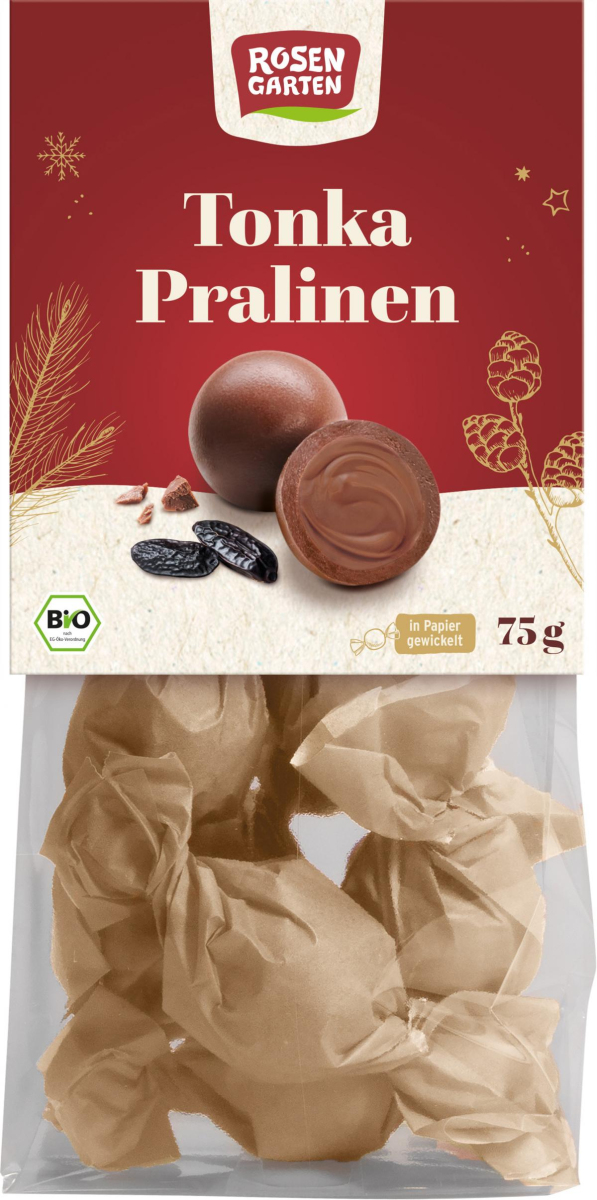 Rosengarten Tonka Pralinen, 75 gr Packung