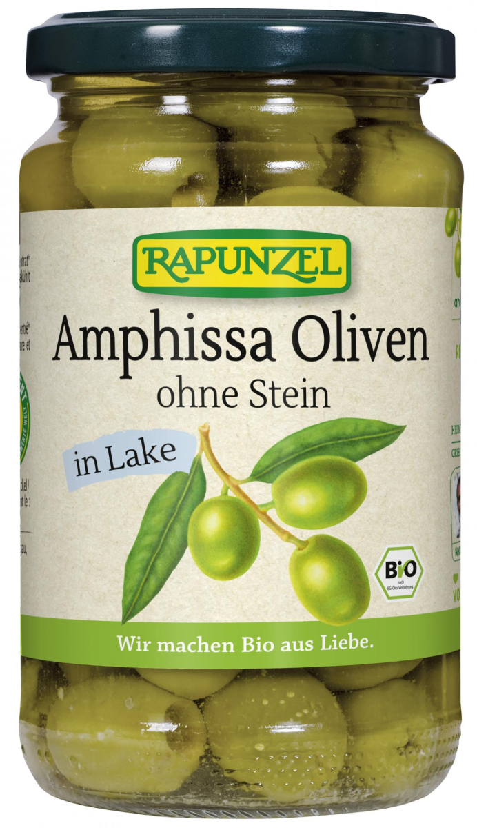Rapunzel Amphissa Oliven grün, ohne Stein, in Lake