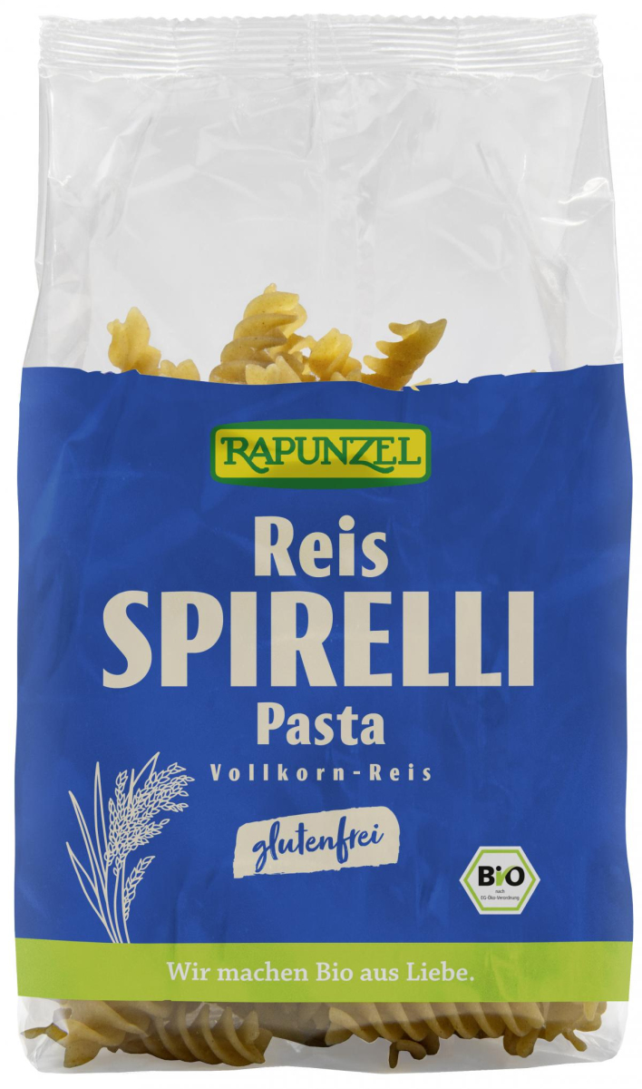 Rapunzel Reis-Spirelli, 250 gr Packung -glutenfrei