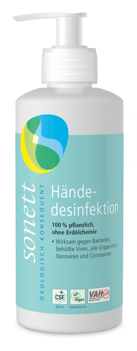Sonett Händedesinfektion, 0,3 ltr Flasche