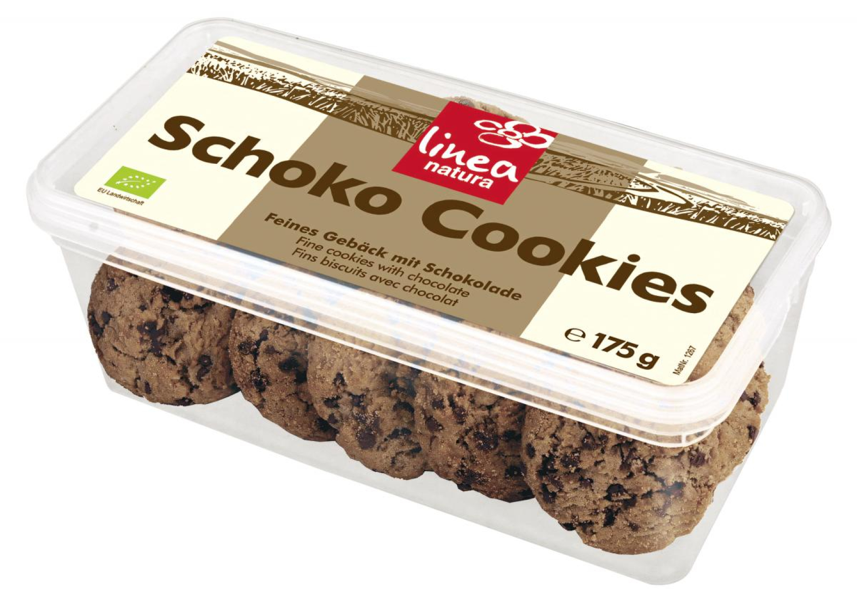 linea natura Schoko Cookies, 175 gr Packung