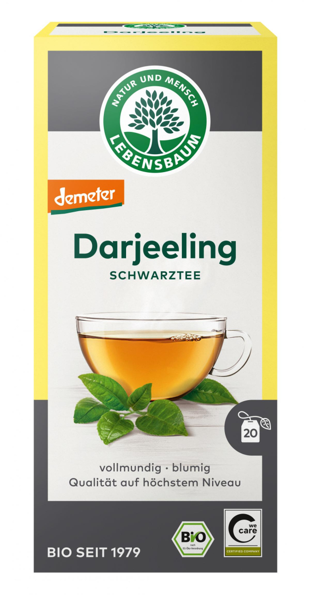 Lebensb Darjeeling Ambootia, 2 gr, 20 Btl Packung