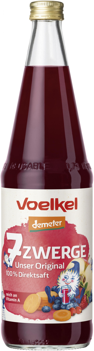 Voelkel 7 Zwerge Kindersaft Unser Original, 0,7 lt