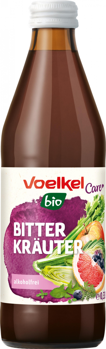 Voelkel Care Bitter Kräuter, 0,33 L Flasche