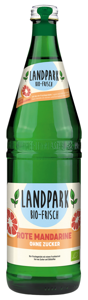 Landpark Bio-Quelle Rote Mandarine, 0,75 L Flasche