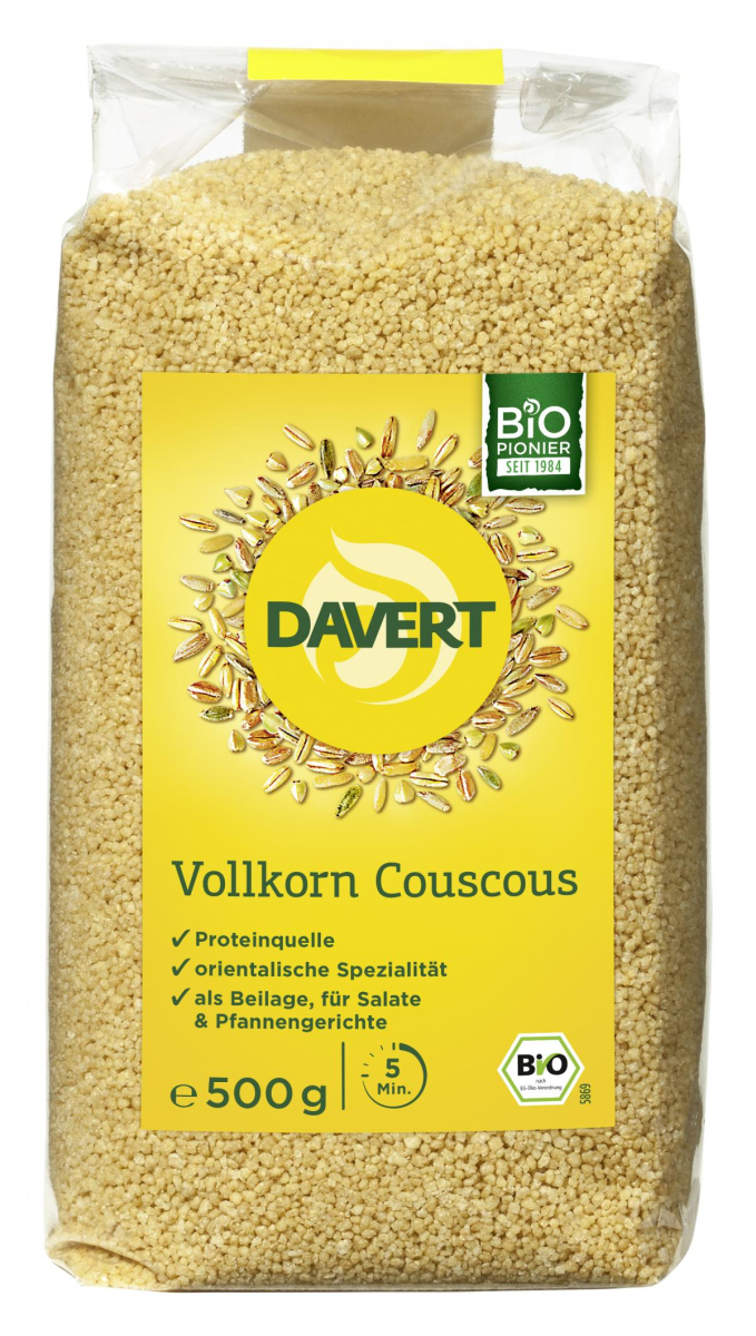 Davert Couscous, 500 gr Packung