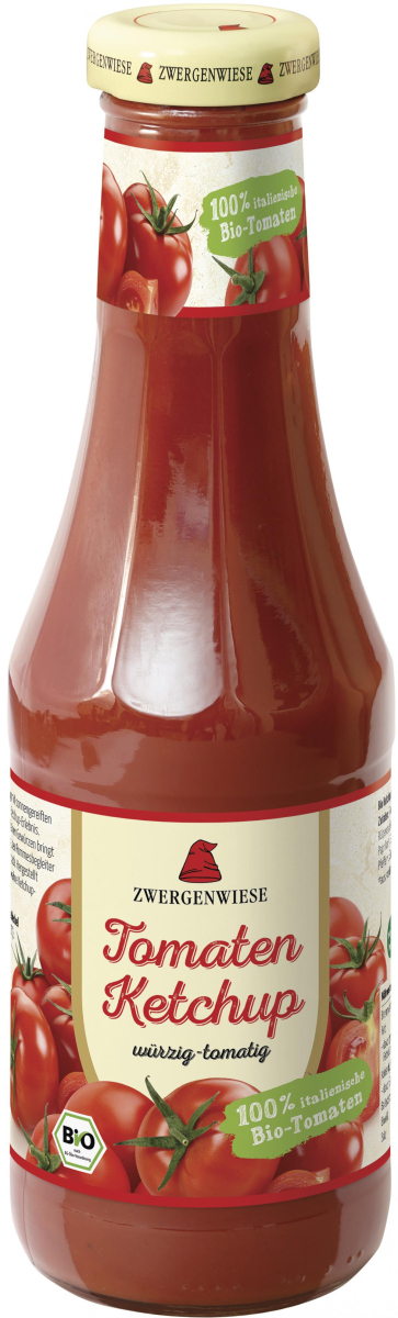 Zwergenwiese Tomaten-Ketchup, 500 ml Flasche