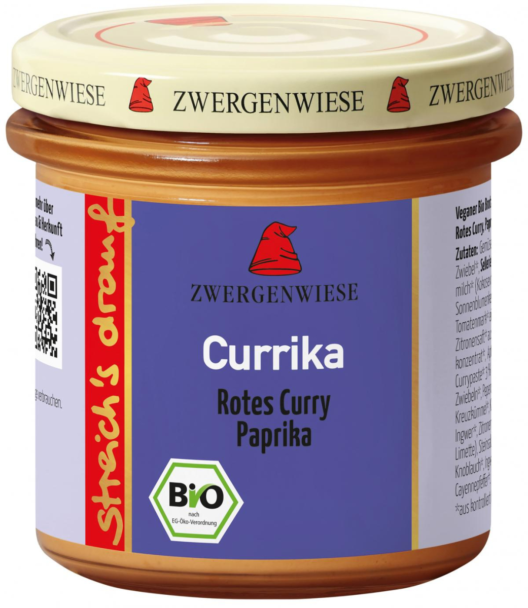 Zwergenwiese streichs drauf Currika, 135 g Glas