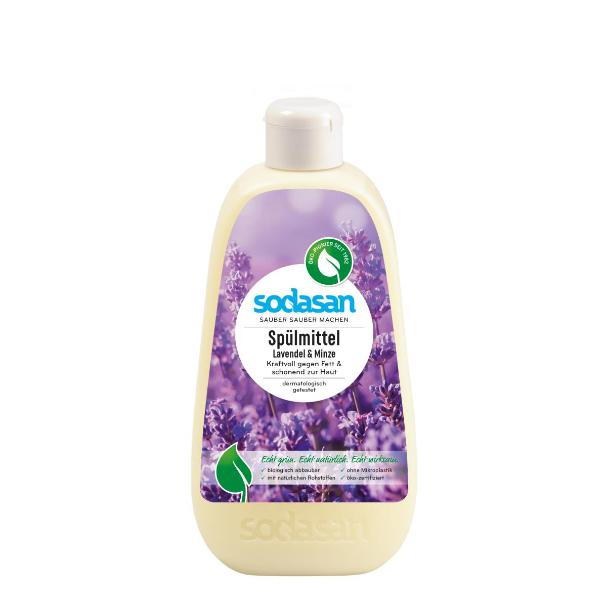Sodasan Spülmittel Lavendel & Minze, 0,5 ltr Flasc