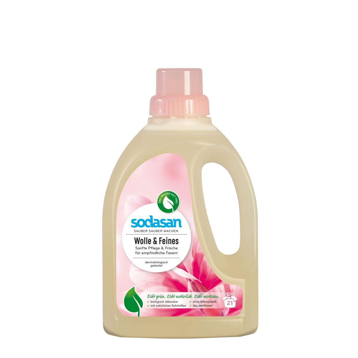 Sodasan Waschmittel Wolle und Feines, 0,75 ltr Fla