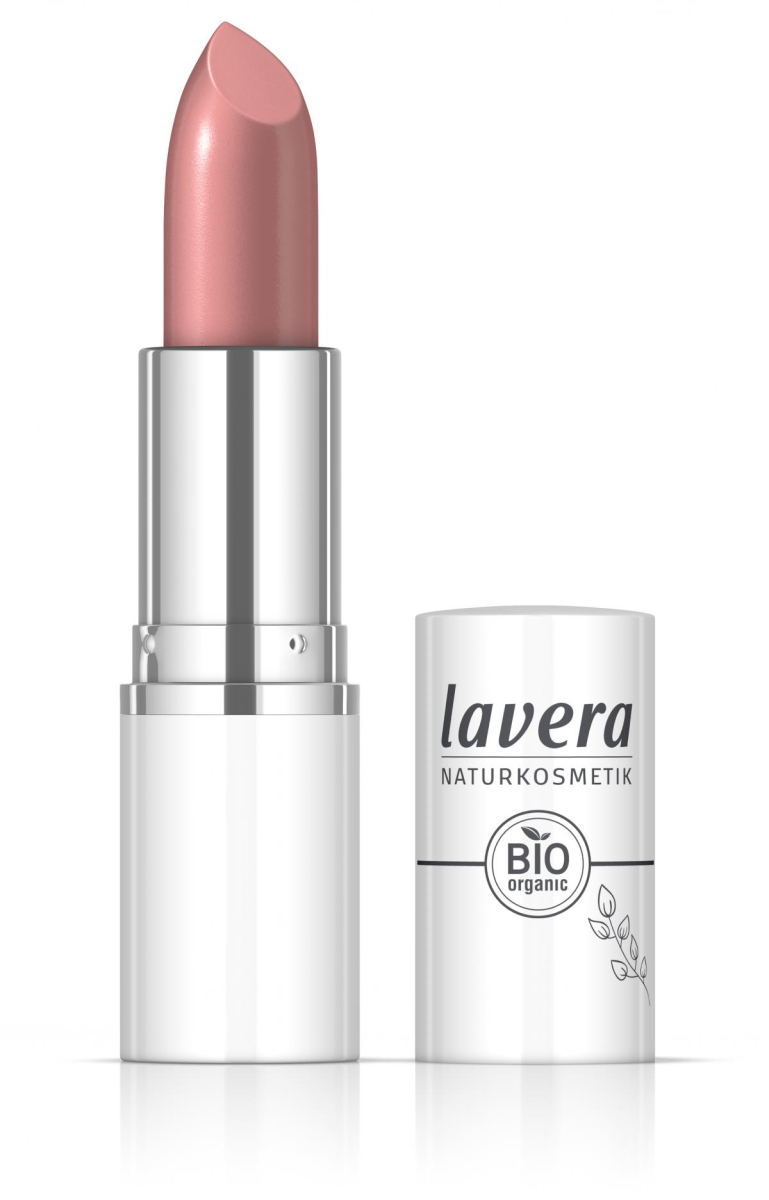 lavera Cream Glow Lipstick -Retro Rose 02