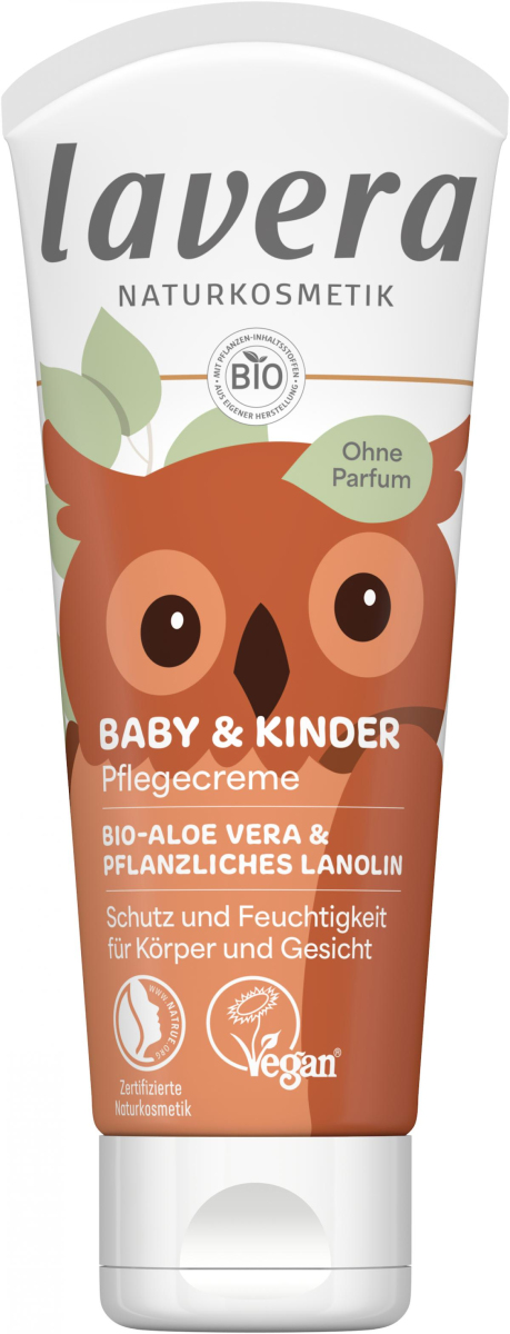 lavera Pflegecreme Baby & Kinder, 75 ml Tube