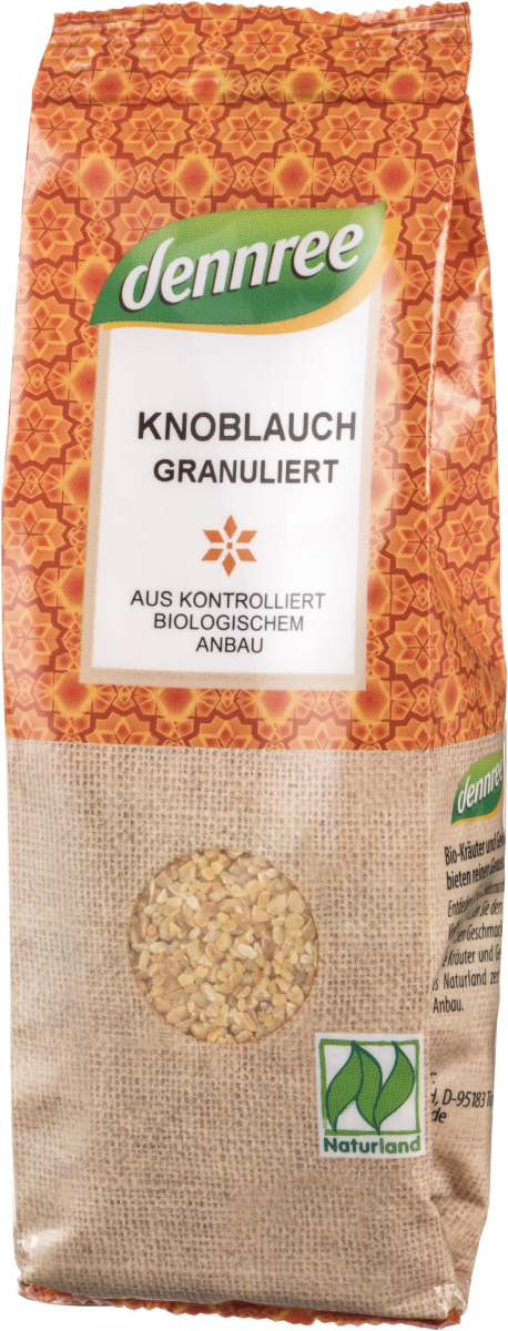 dennree Knoblauchgranulat, 80 gr Packung