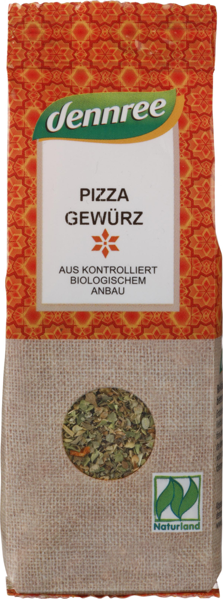 dennree Pizzagewürz, 30 gr Packung -Naturland-