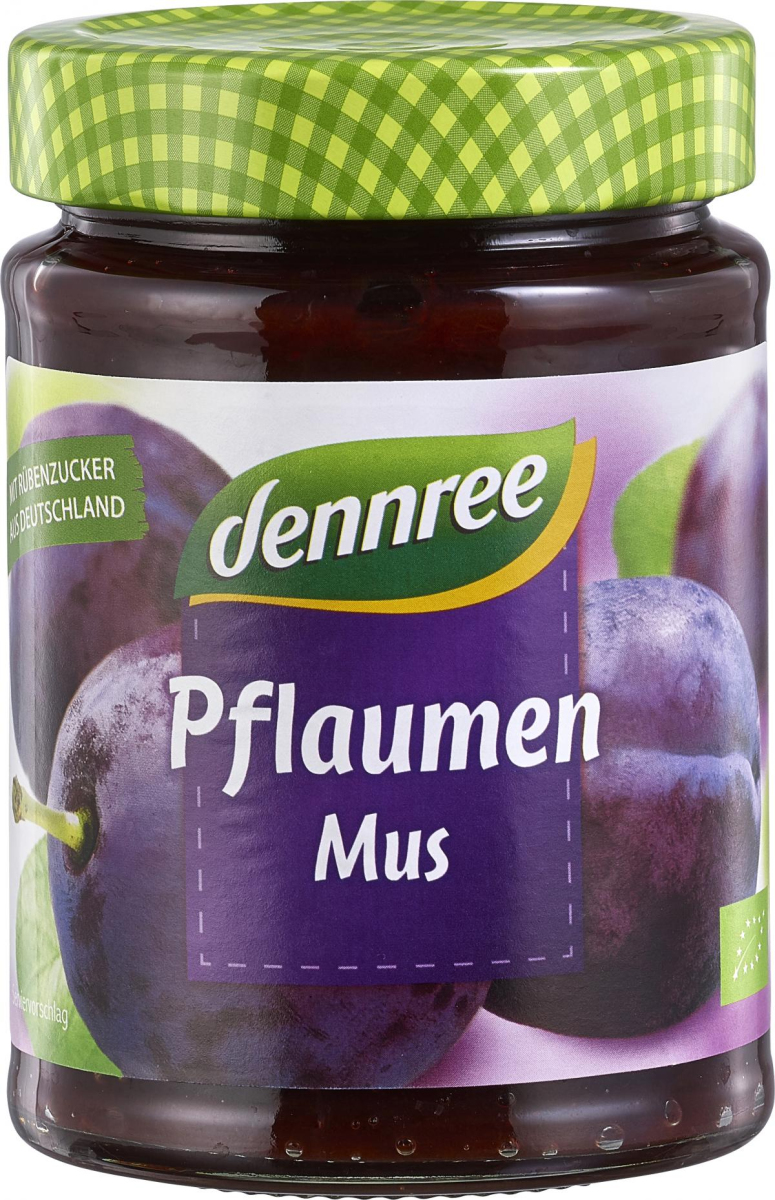 dennree Pflaumenmus, 340 gr Glas