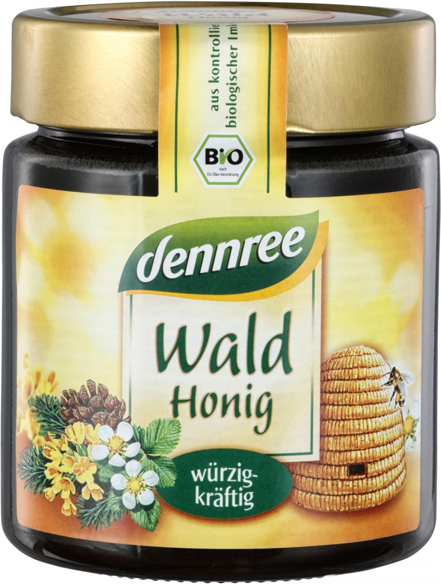 dennree Waldhonig, Italien, 500 gr Glas - flüssig
