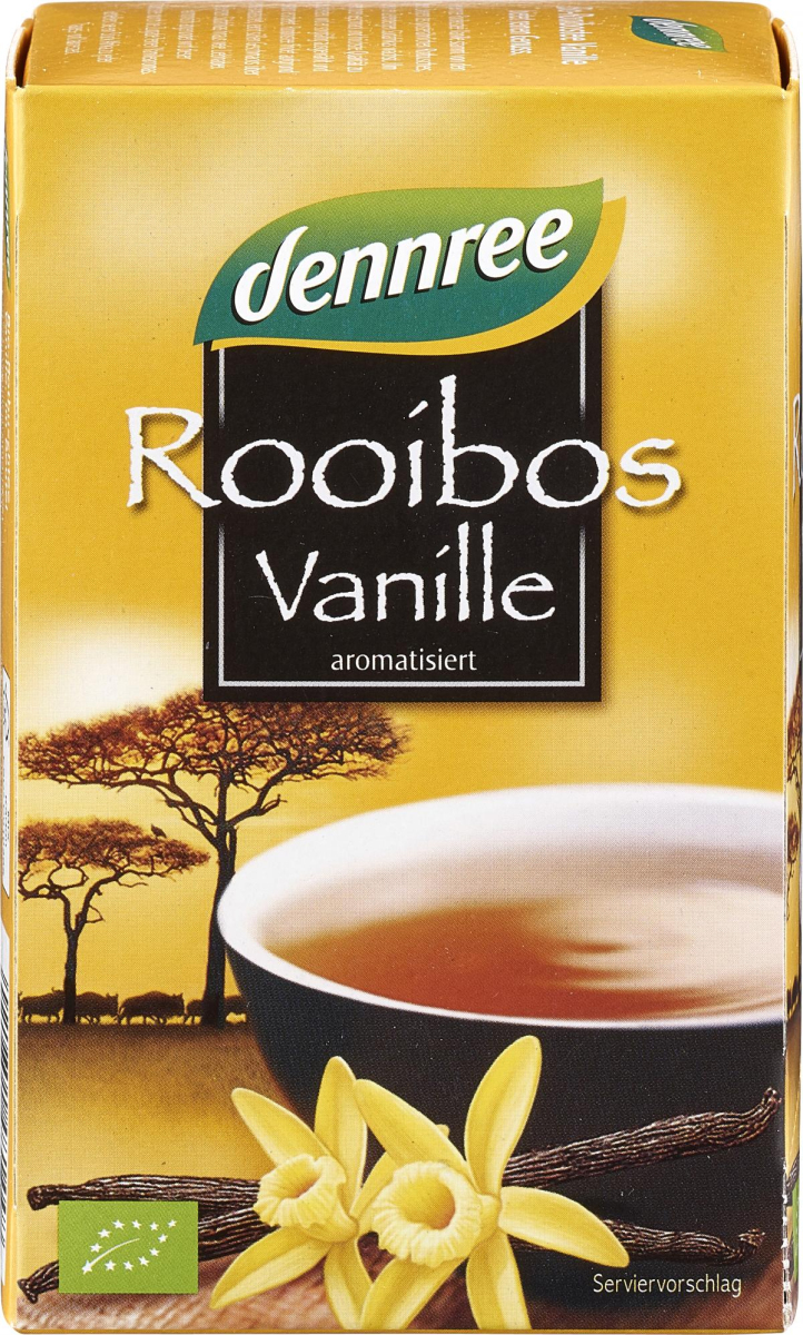 dennree Rooibostee Vanille, 1,5 gr, 20 Btl Packung