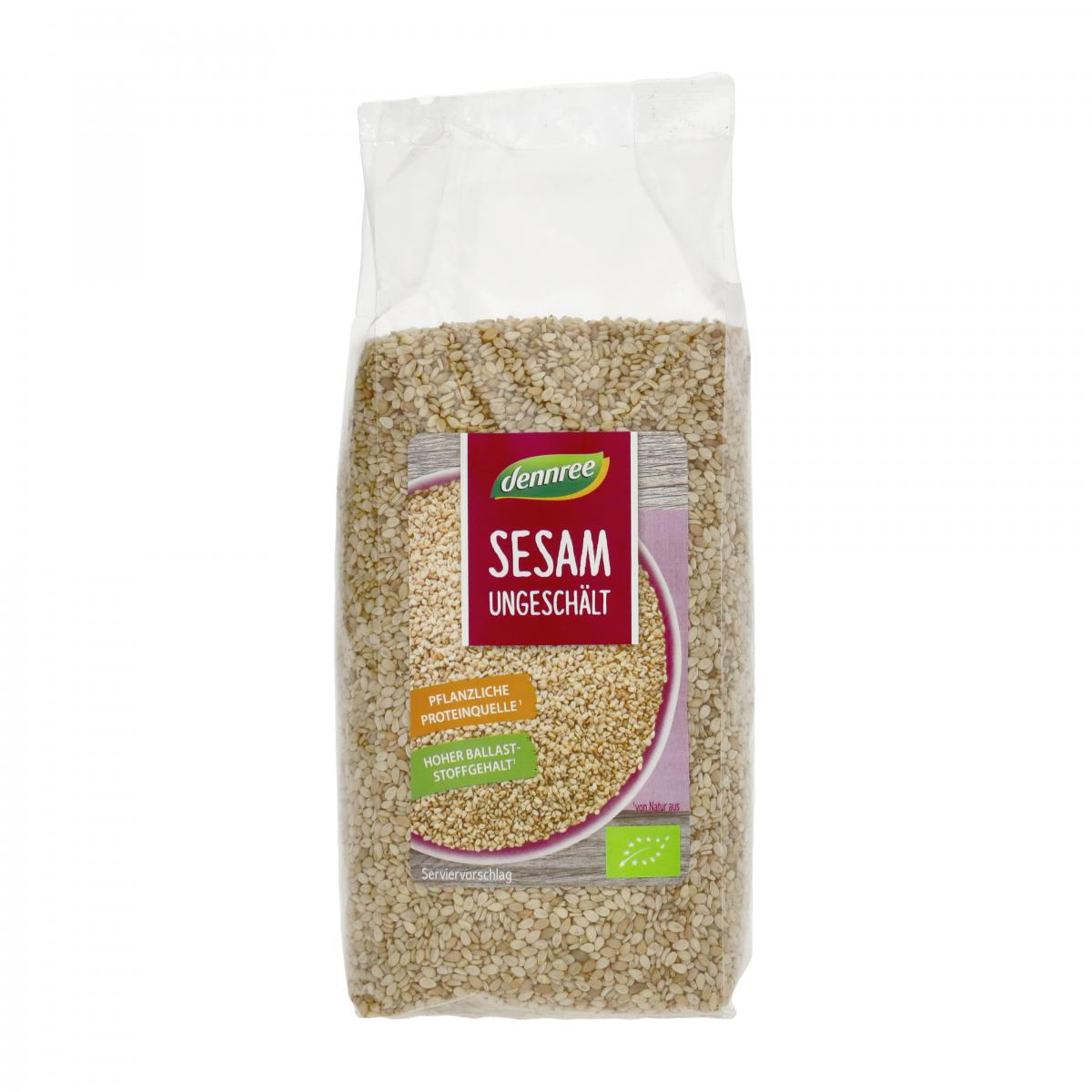 dennree Sesam, ungeschält, 250 g Packung