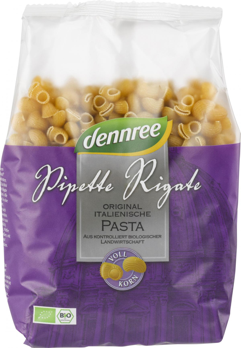 dennree Hartweizen-Pipette, 500 gr Packung -Vollko