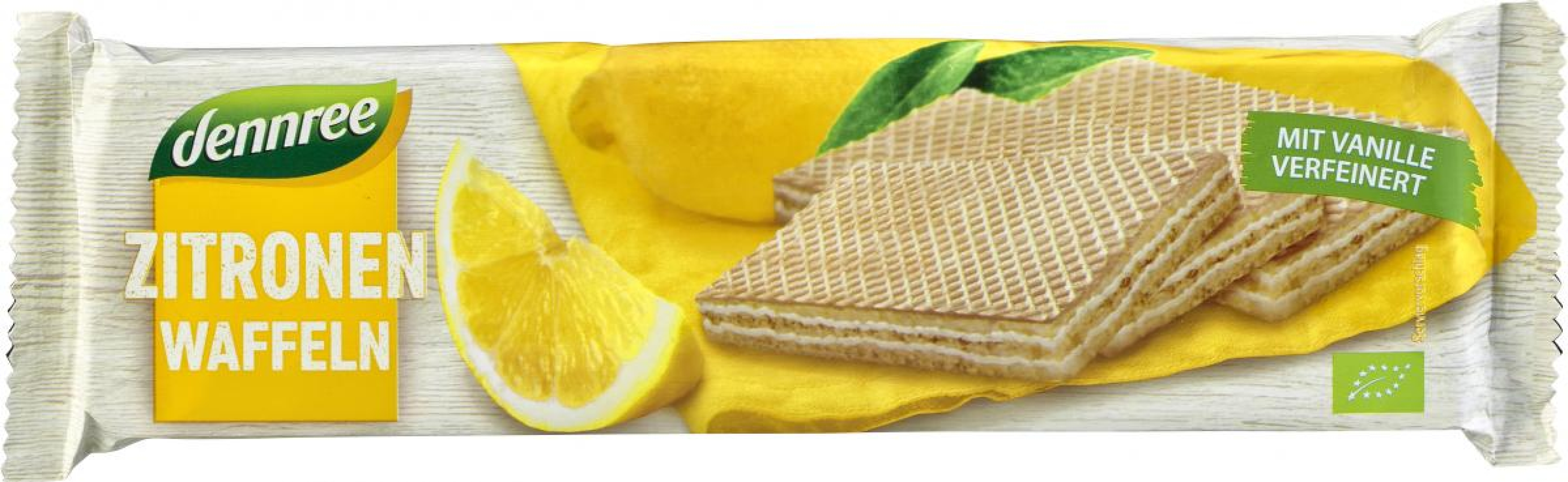 dennree Cremewaffeln Zitrone-Vanille, 125 gr Packu