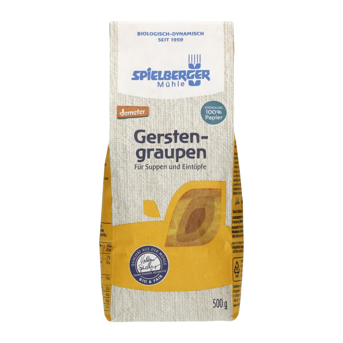 Spielberger Gerstengraupen, (Gerste geschält), 500