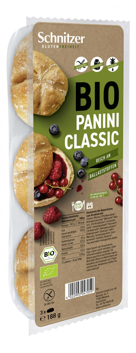 Schnitzer PANINI Royal, 3 St 188 gr Packung - glut
