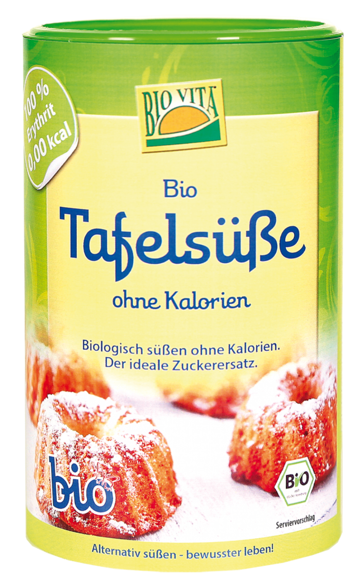 Bio Vita Tafelsüße Erythrit, 550 gr Dose