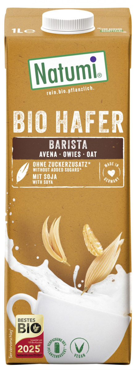 Natumi Hafer Barista, 1 ltr Packung