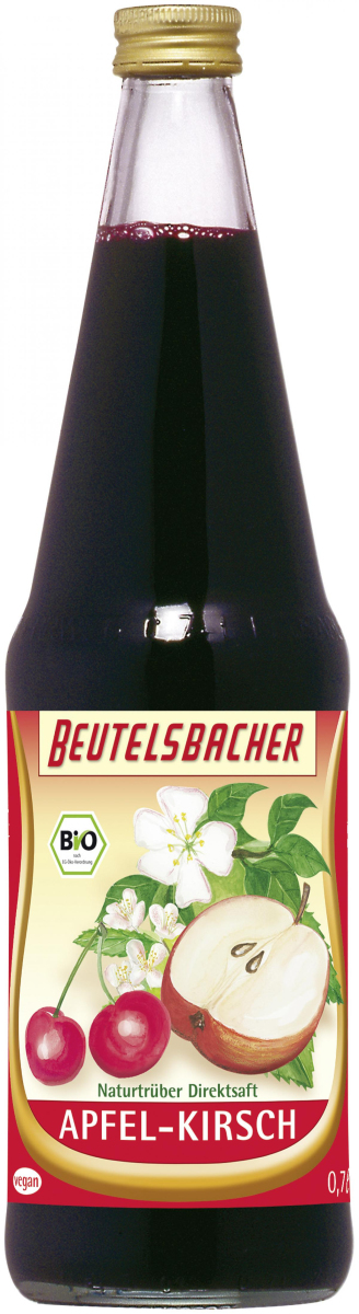 Beutelsbacher Apfel-Kirsch-Saft, 0,7 ltr Flasche
