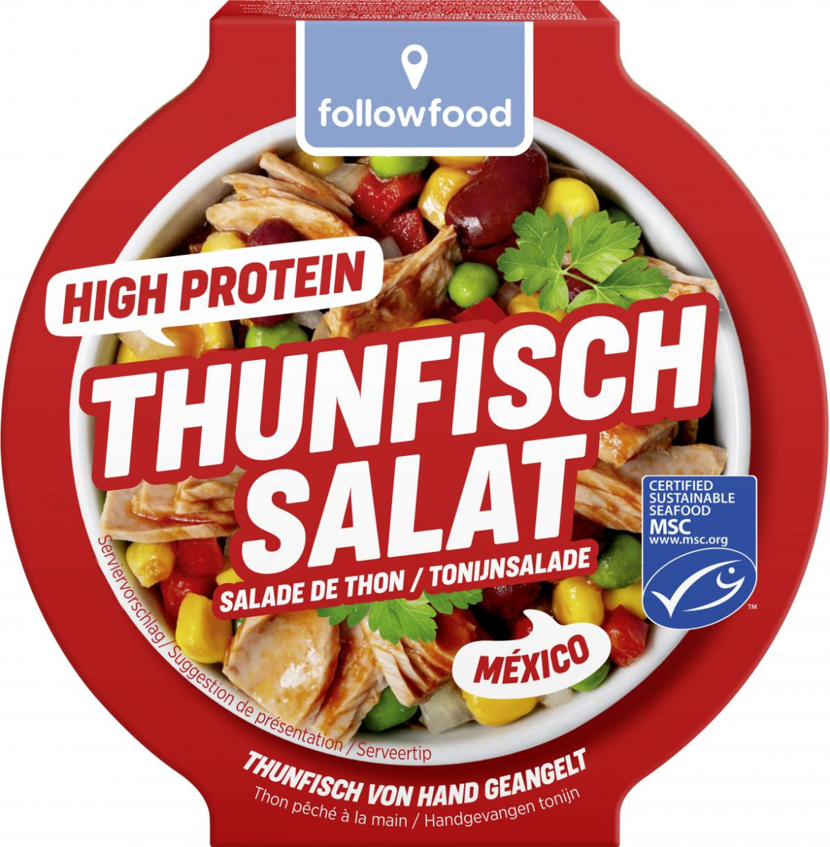 followfish Thunfisch-Salat el Gusto México, 160 gr