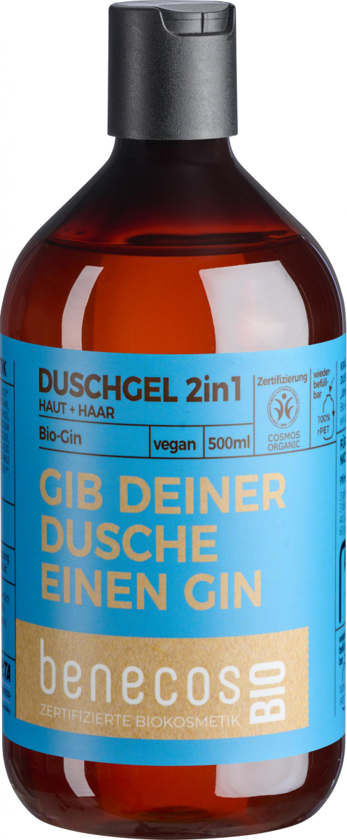 benecos Duschgel 2in1 Gib deiner Dusche einen Gin,