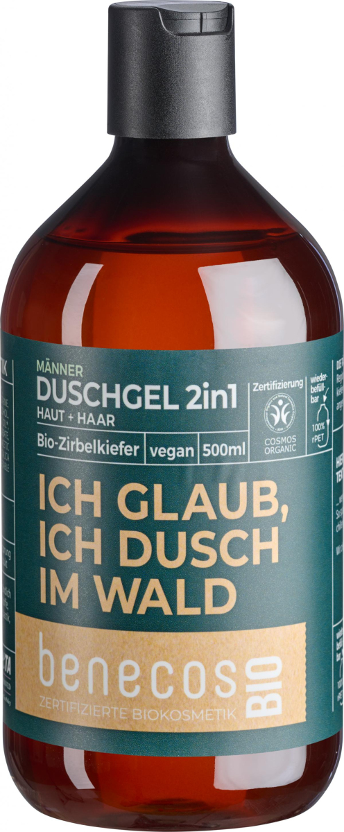 benecos Duschgel 2in1 BIO-Zirbelkiefer, 500 ml Fla
