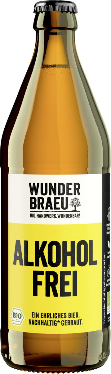 Wunderbräu Alkoholfrei, 0,5 ltr Flasche