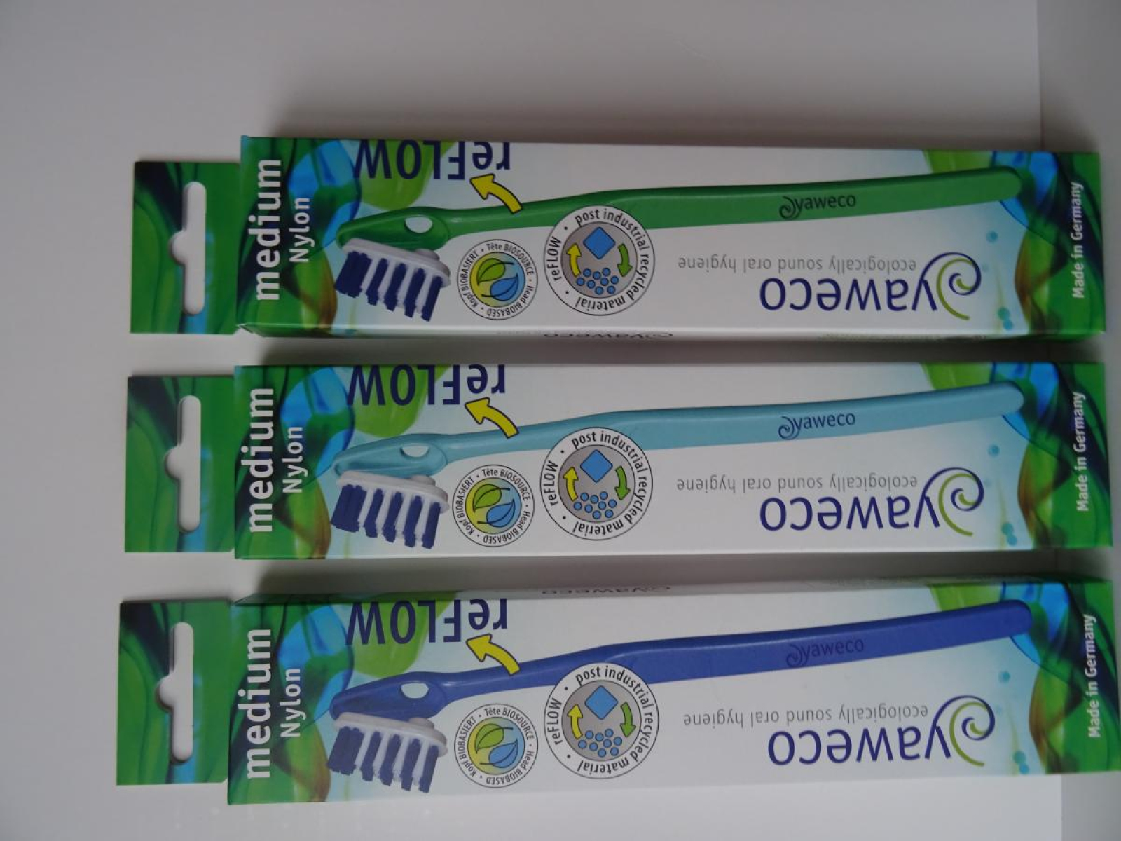 yaweco Wechselkopfzahnbürste reFLOW medium, 1 St P