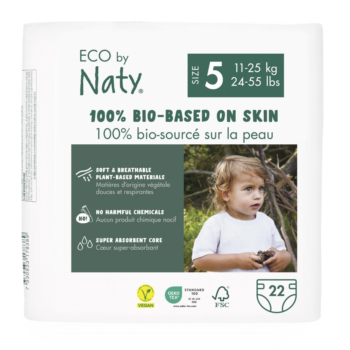Naty Windeln Größe 5,  11-16 kg, 22 St Beutel