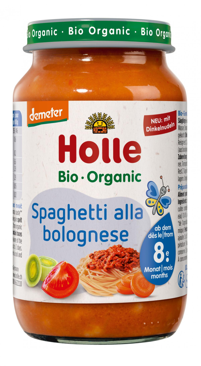 Holle Spaghetti Bolognese, 220 gr Glas