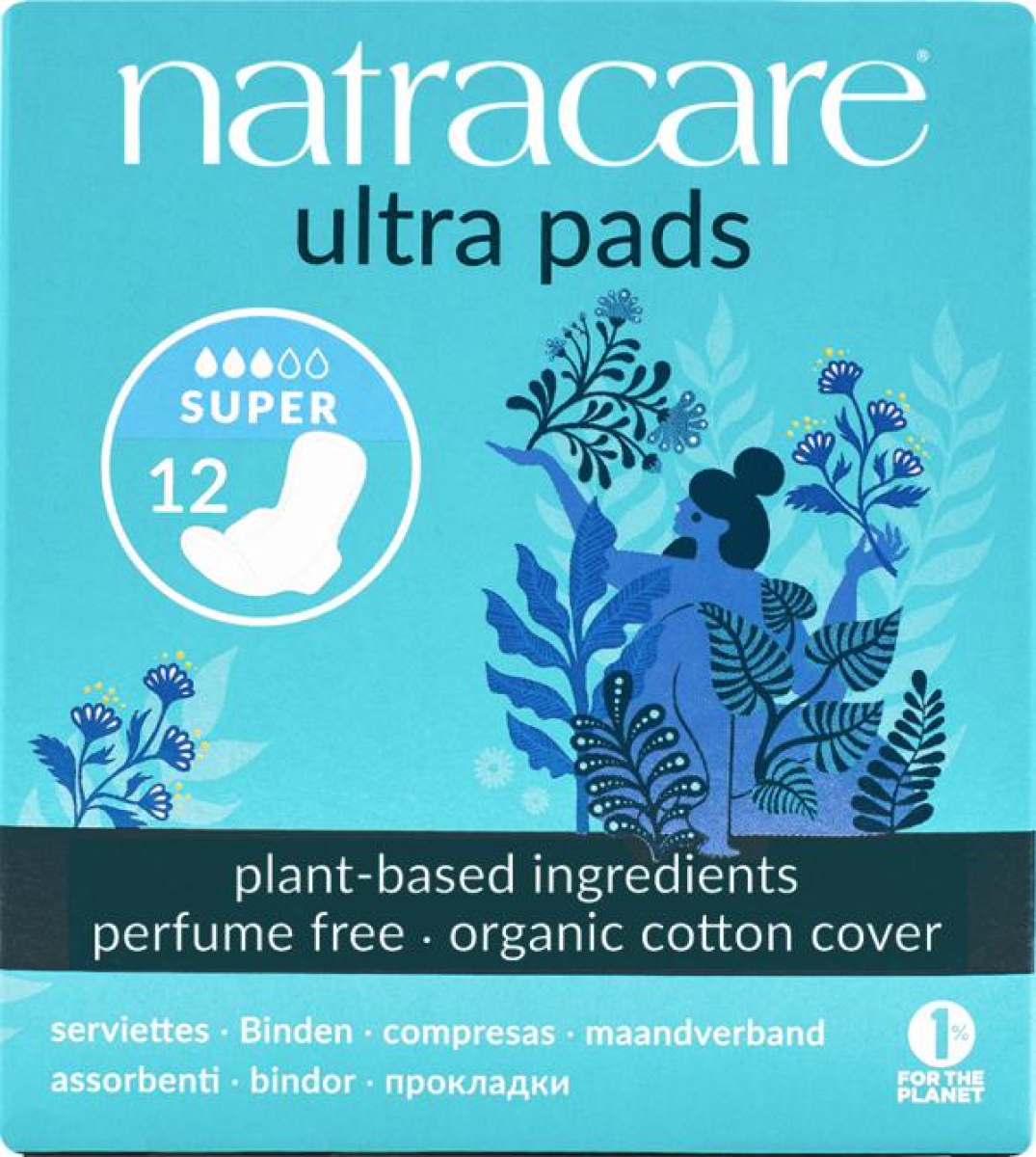 Natracare Damenbinden Ultra Super, 12 St Packung