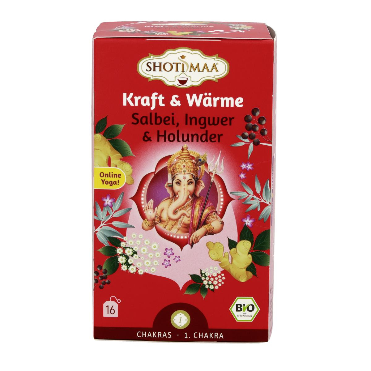 Shoti Maa KRAFT & WÄRME, Salbei, Ingwer & Holunder