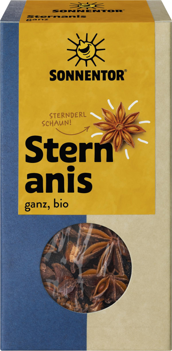 Sonnentor Sternanis, ganz, 25 gr Packung