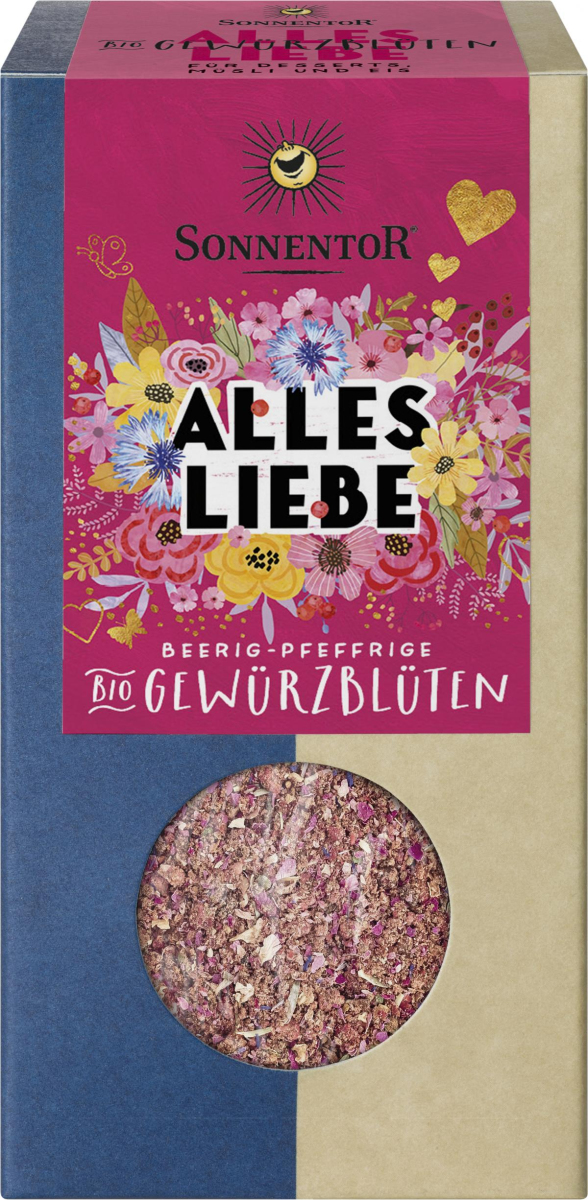 Sonnentor Alles Liebe Gewürz-Blüten-Mischung, 40 g