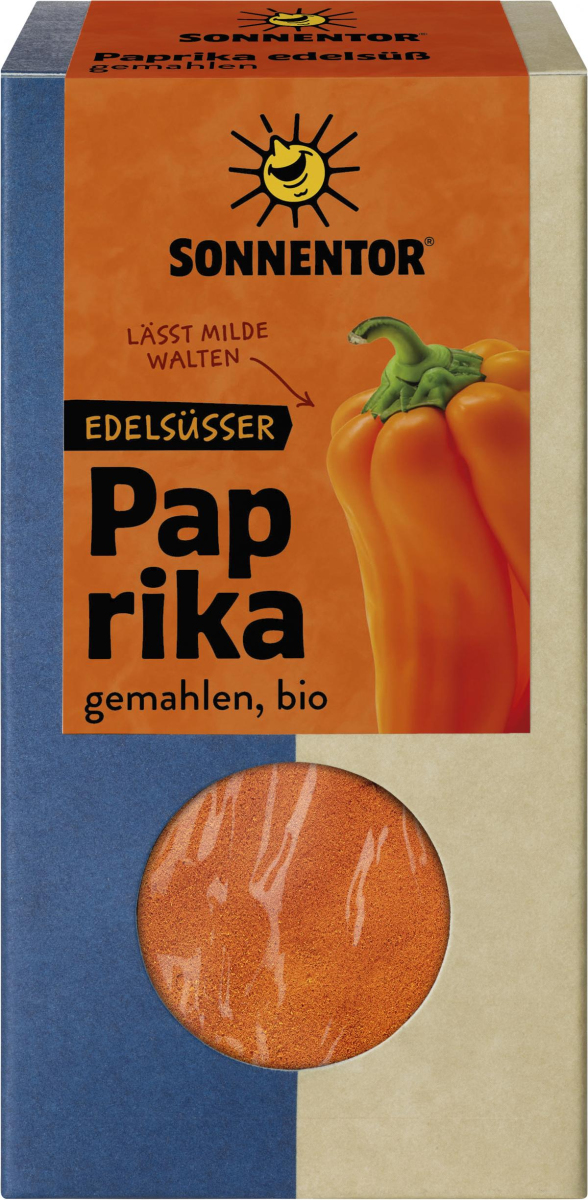 Sonnentor Paprika, edelsüß, 50 gr Packung