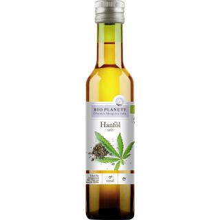 Bio Planète Hanföl nativ, 250 ml Flasche