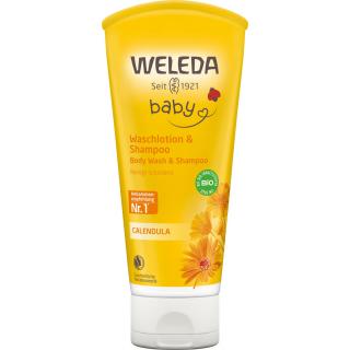 Weleda Calendula Waschlotion  & Shampoo, 200 ml Tu