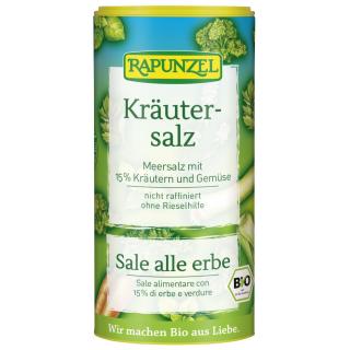 Rapunzel Kräutersalz, unjodiert , 125 gr Dose