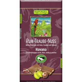 Rapunzel Rum-Trauben-Nuss Schokolade HIH, 100 gr S