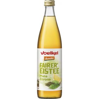 Voelkel Fairer Eistee Mate Zitrone, 0,5 L Flasche