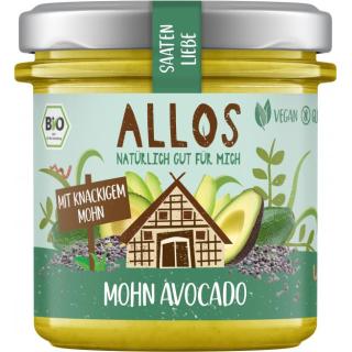 Allos Saatenliebe Mohn Avocado, 135 gr Glas