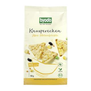 byodo Knusperecken Mais-Hülsenfrüchte, 90 gr Packu