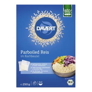 Davert Parboiled Reis im Kochbeutel, 250 gr Packun
